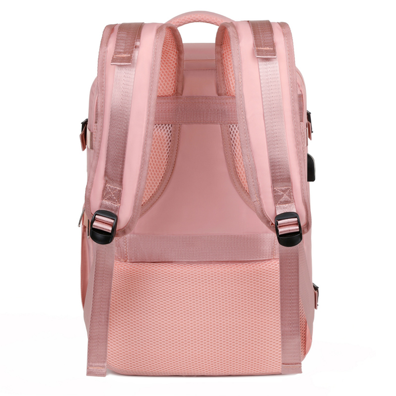 Travel bag, independent shoe compartment, large capacity luggage bag, solid color backpack, business commuting computer bag