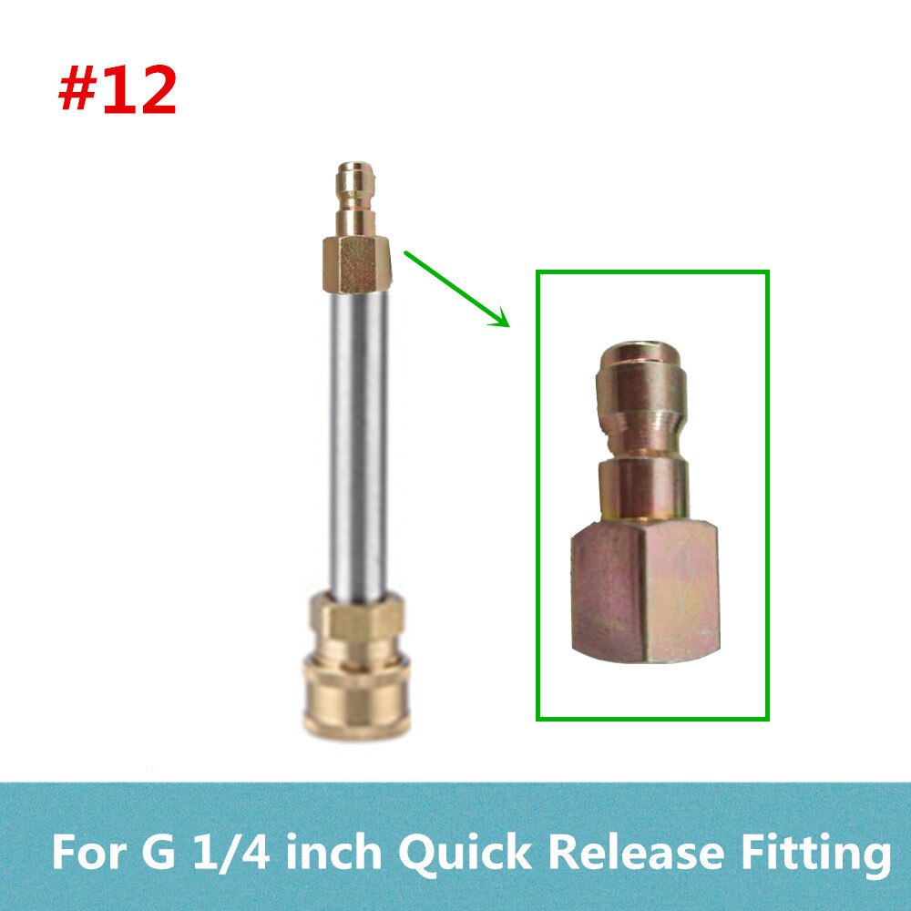 Hnyrusy przedłużacz lanca G1/4 "szybka złączka do myjka ciśnieniowa Adapter do Karcher Interskol LAVOR: Type 12