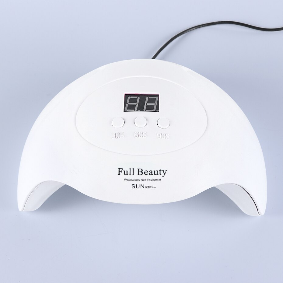 Lámpara de uñas UV LED 30W para manicura, juego de lámparas de Gel, luz solar, secado, barniz y esmalte de uñas, máquina híbrida TRSUN X7 Plus