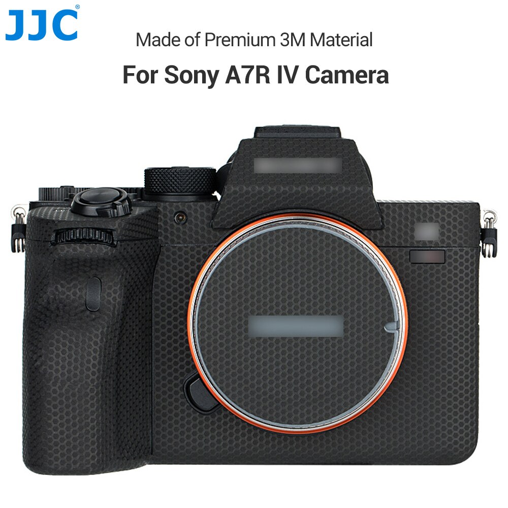 Jjc Camera Body Sticker Beschermende Huid Film Kit Voor Sony A7RIV A7R Iv A7R4 Huid Camera Accessoires Bescherming Shadow Zwart
