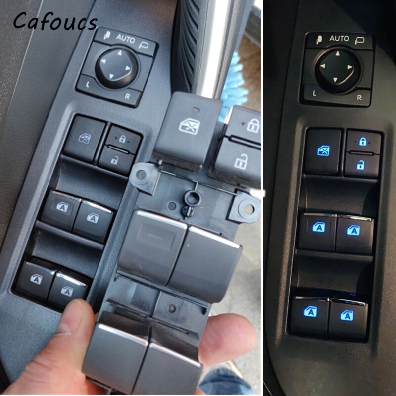 Lighted LED Electric Power Window Control Switch Button For Toyota RAV4 RAV 4 CHR Left Driving Backlight