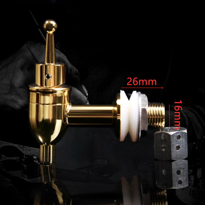 Copper Wine Barrel Spigot Beverage Bar Drink Dispenser Faucet Tap House Home Brew Beer Wine Juice Dispenser Spigot Drink Fridge: 16mm