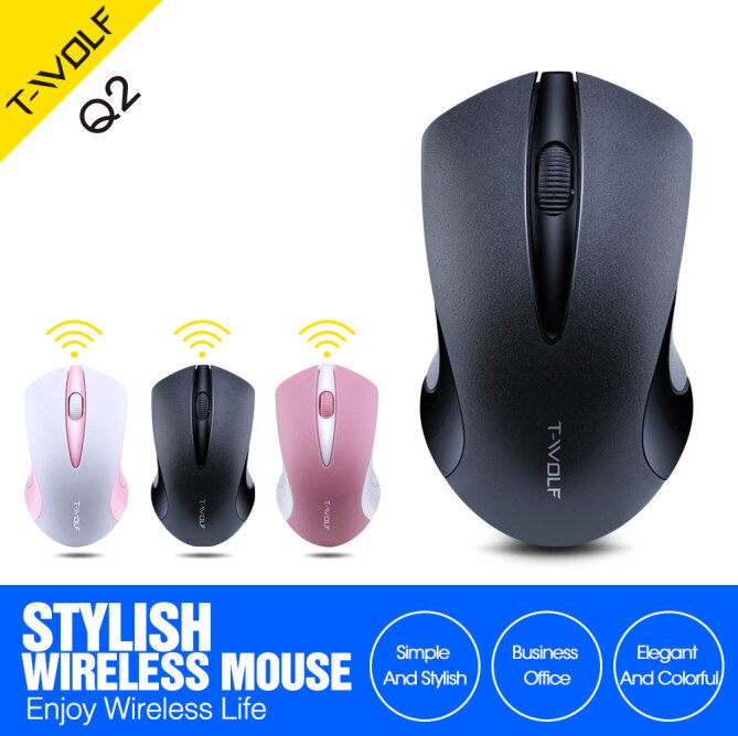 Wireless Notebook Mouse Small 2.4GHz Wireless Mouse With USB Receiver 1200 DPI Gaming Mouse For Computer PC Laptop