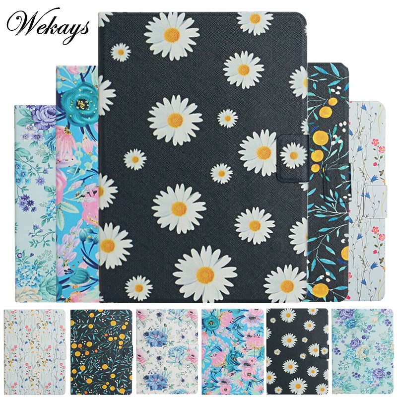Coque Voor Samsung Galaxy Tab S6 Lite Case 10.4 Inch SM-P610 P615 Daisy Bloem Leather Cover Voor Samsung Tab S6 lite Cover Cases
