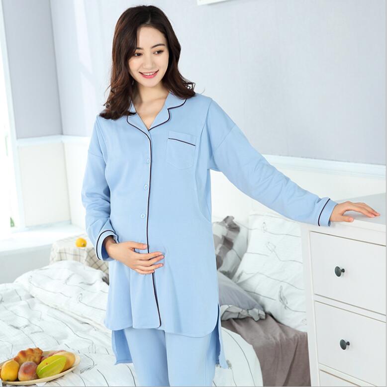 Pyjama Long Schiesser Femme - Modal Coton Avec Poignets Confort