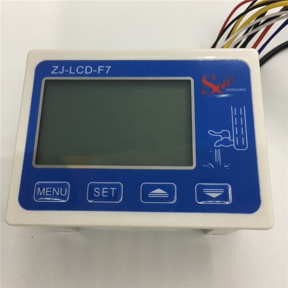 Zj-lcd -f7 flowmåler digital display filter controller lcd til ro vand maskine filter