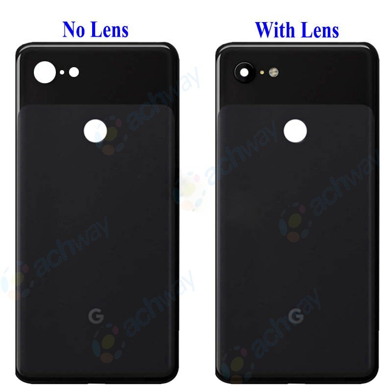 Cubierta de batería para Google Pixel 3, carcasa trasera de puerta de vidrio, carcasa trasera 3XL para HTC Google Pixel 3 XL, cubierta de batería de vidrio