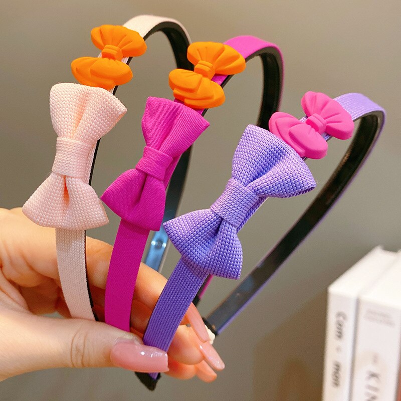 Bow Hair Band Children's Girl Little Girl Baby Princess Head Band Hairpin Lovely Hair Ornament Headdress Pressure Hair: combination 3