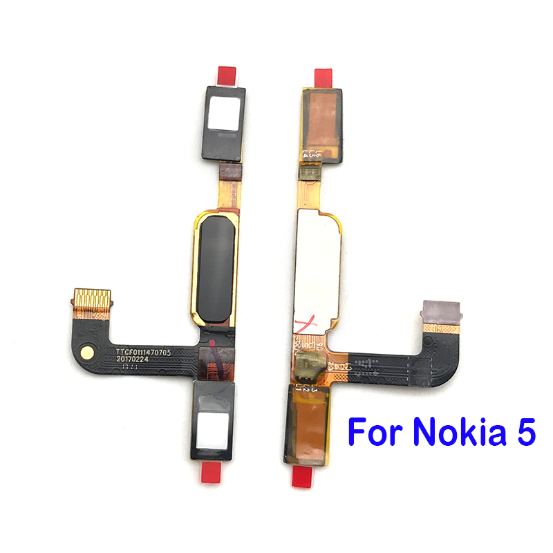 Home Button Fingerprint Sensor Button Flex Cable Ribbon For Nokia 6 / 5 Replacement Part: For Nokia 5