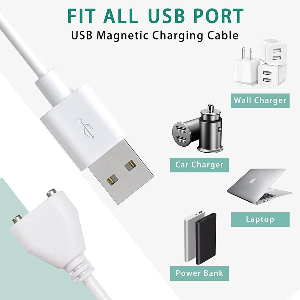 USB magnetische oplaadkabel vervangend opladersnoer voor Wand Massager Rechargea 6 mm (0,24 inch).