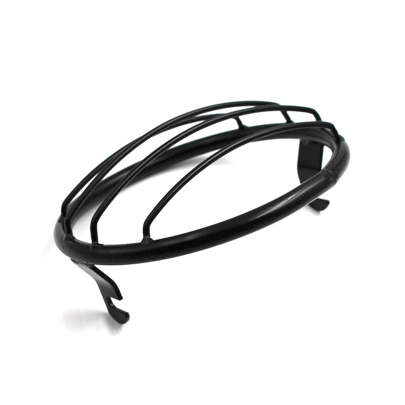 6.5" Retro Motorcycle Headlight Grill Side Mount Cover W/ Bracket Cafe Racer