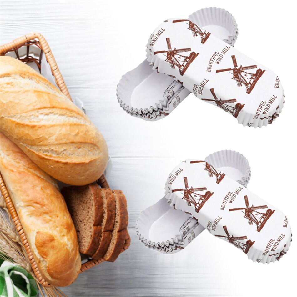 200Stck Windmühle Cupcake Verpackung Muffins Stiefel bilden Papier Backen Tassen Haustier Film Wärme Beständig Brot Tablett Küche Kuchen Werkzeuge neue
