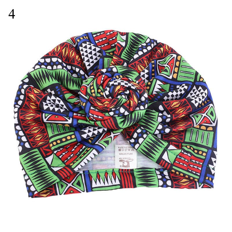 de chaleur africaine bébé populaire enfants beignet Bonnet noeud indien chapeau Parent enfant Extra grand sommeil casquette réglable Satin: 4