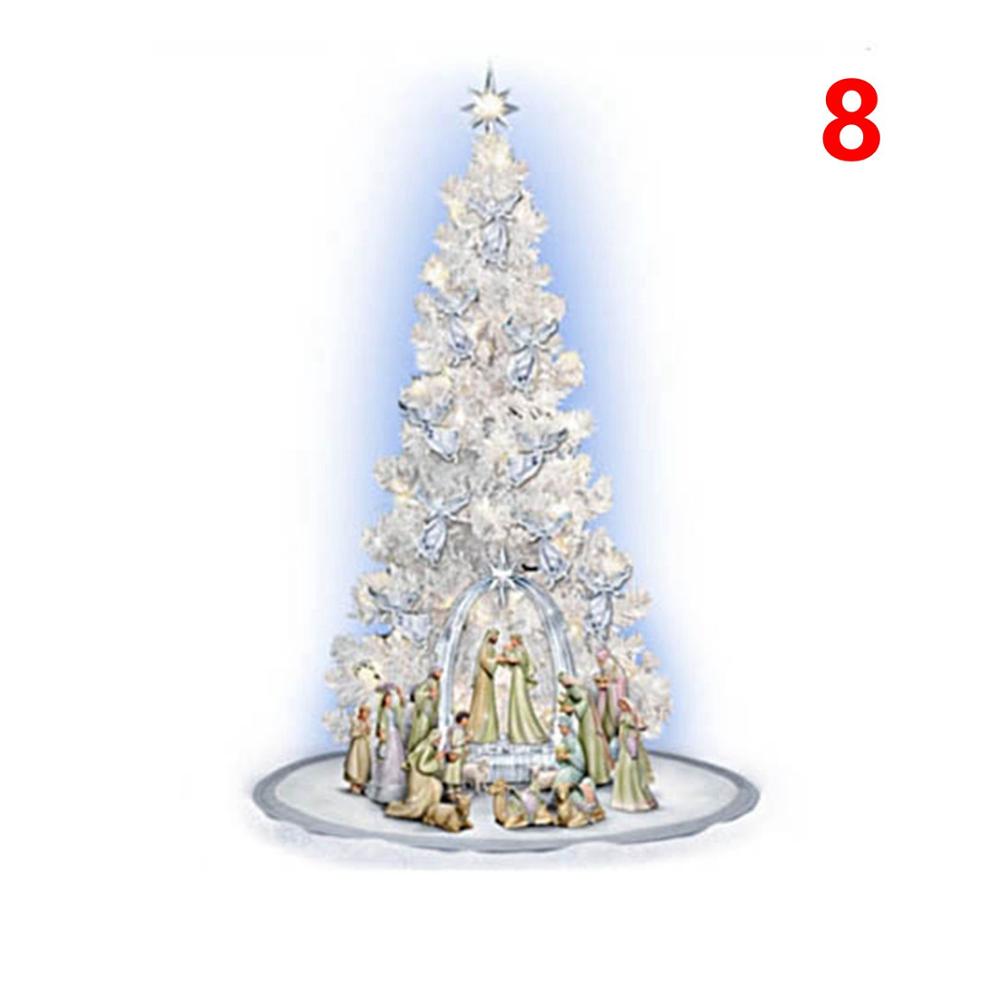 Diy pvc kerst raamstickers wanddecoratie etalage ornament elektrostatisch waterdicht festival decoratie sticker gelukkig jaar: 8