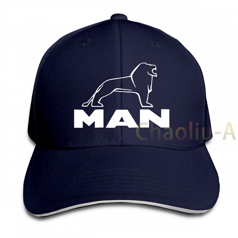 CAMION MAN LOGO TGX TGL TGM TGS AUTOTRAZIONE TRUCK DRIVER REGALO berretto da Baseball uomo donna Trucker Cappelli di modo cappuccio regolabile: 1-Navy