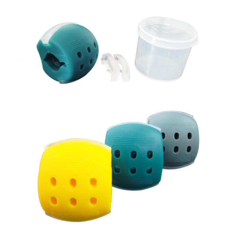 3/1 Pcs Unisex Face Chin Line Exerciser Facial Toner Exerciser Trainer Facial Muscle Chewer Lifting Massage Silica Gel Ball