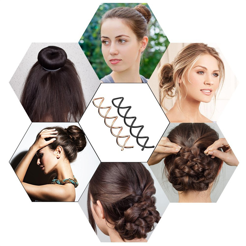 Lote de 10 unidades de horquillas en espiral para Hada del pelo, pasador giratorio, adornos de horquilla, tocado de novia, accesorios Sunmmer para mujer y niña