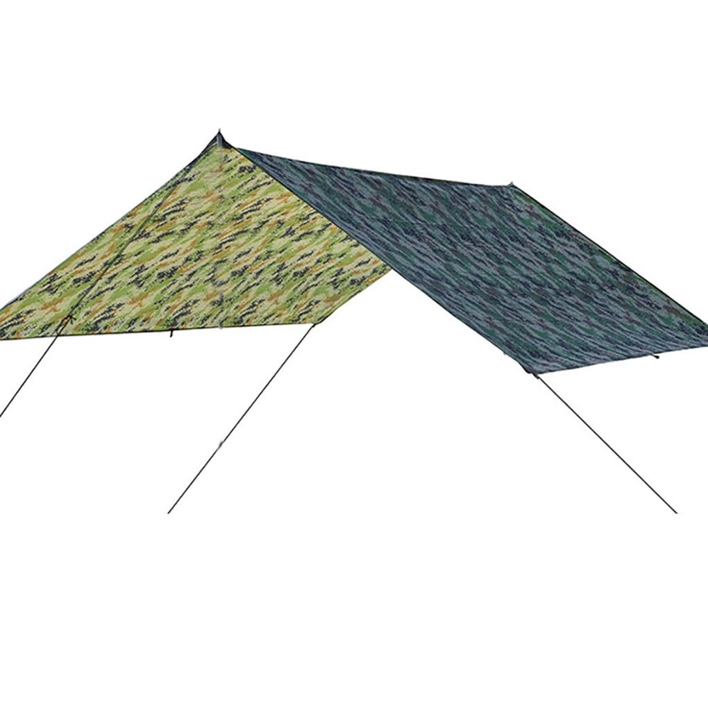 Udendørs stort baldakin solskærm strand camping telt stort anti-uv reklametelt vandtæt fugtbestandig pude hærgrøn: Type 1 00 x 145cm