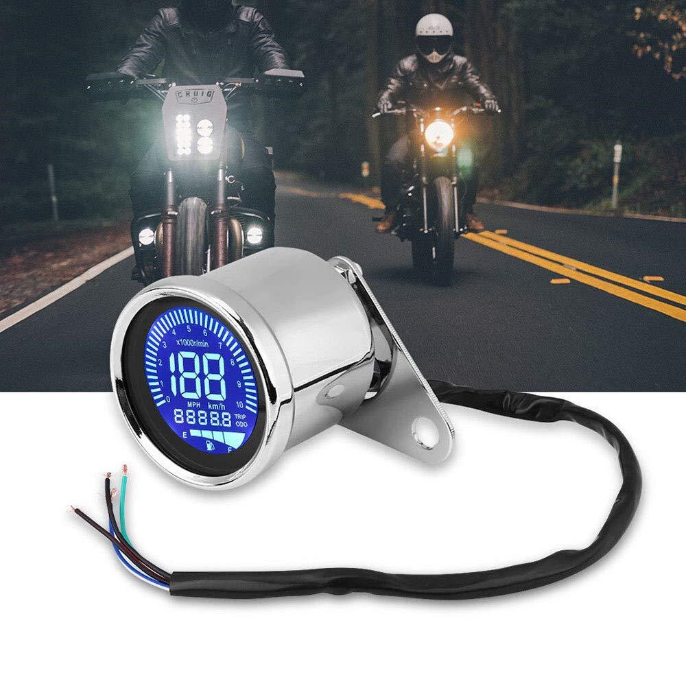 Motorfiets Lcd-scherm Snelheidsmeter Kilometerteller Techometer Fuel Gauge Voor Meest Populaire 12V Motor Kilometerteller: Default Title