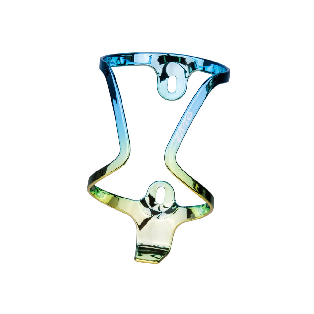 Aluminum Color gradient Bicycle Bottle Holder Colorful MTB road Gravel bike water bottle cage plating Color Mix Bottle Holder: BC5 purple blue