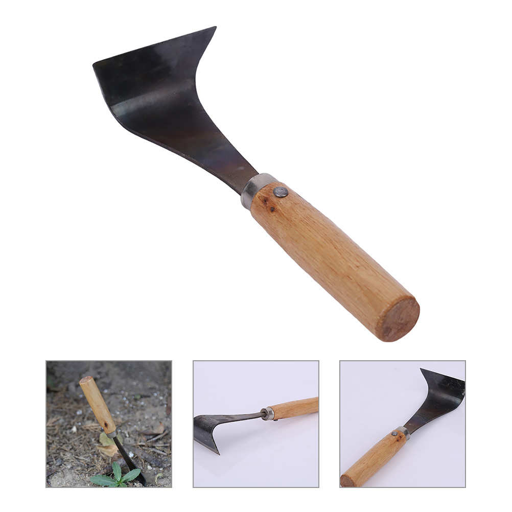 Holzgriff Rinde Schaber Baum Debarking Werkzeug Metall Gartengeräte Schaufel Spaten Obst Baum Cutter Langlebig Praktisch: Default Title