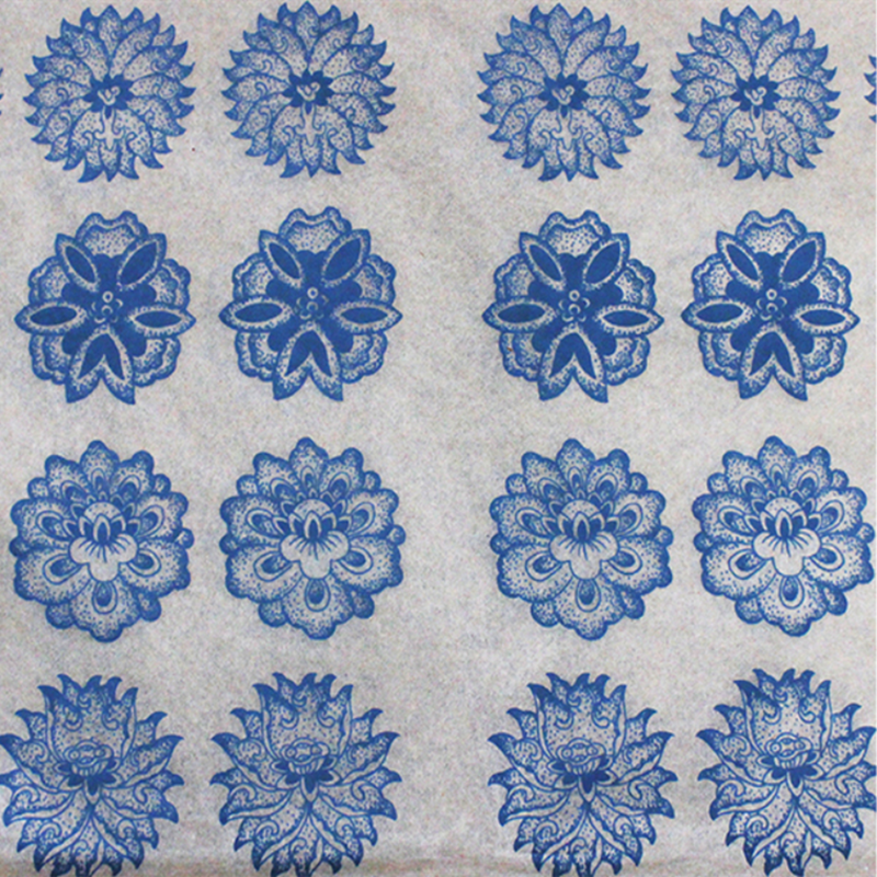 Papier de transfert en céramique sous glaçure, décalcomanies bleues et blanches, moyenne et haute température sous glaçure pour céramique