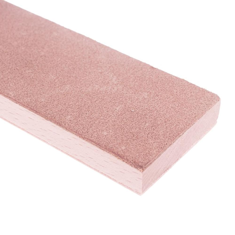 4PCS DIY Leather Strops Kit Wooden Double Sided Leather Paddle Strop with 3Packs Polishing Compounds for DIY Craft 40P