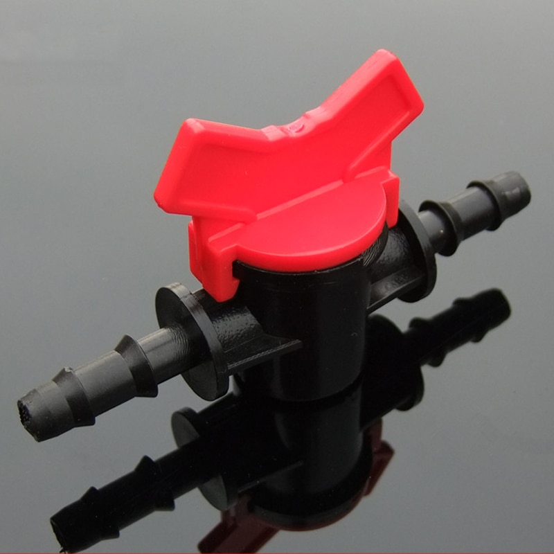 1PC 3.5 4 6 8 10 12MM Water regulator water flow switch Water stop valve for 3-12MM hose Silica gel tube