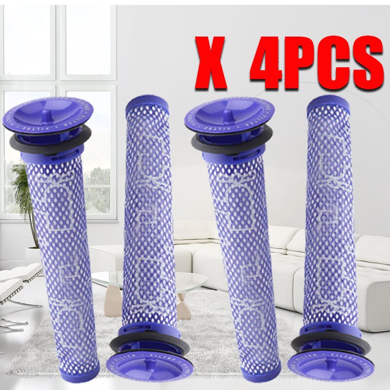 Recambios de filtros para dyson v6, v7, v8, dc62, DC61, DC58, DC59, DC74, filtro de aspiradora, Parte #965661-01: 4pcs