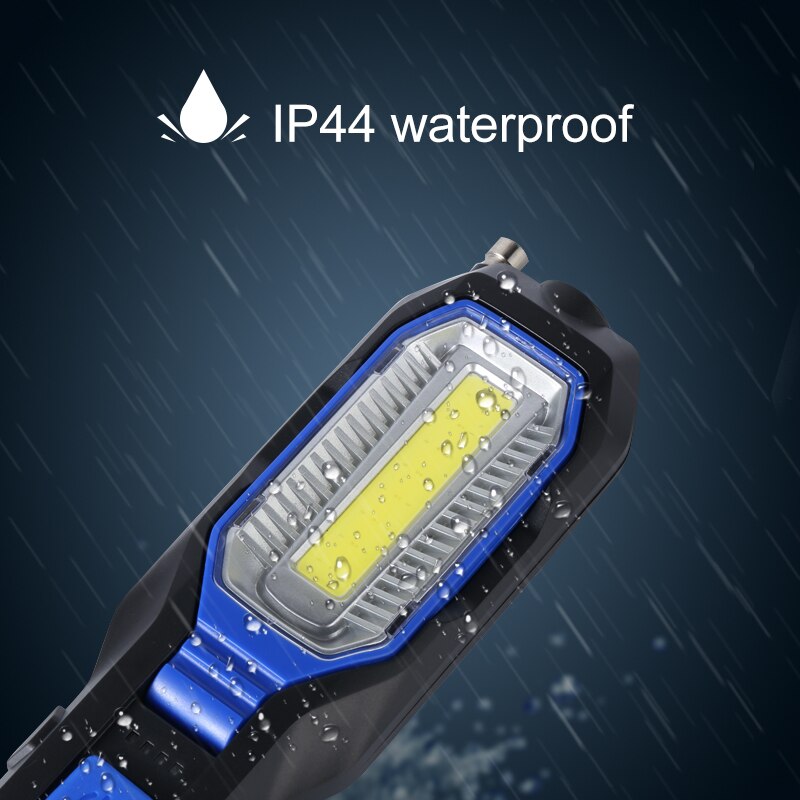 Led Verlichting Zaklamp Usb Oplaadbare Steel Werk Lamp Ingebouwde Batterij Waterdichte Magnetische Inspectie Lamp Voor Outdoor