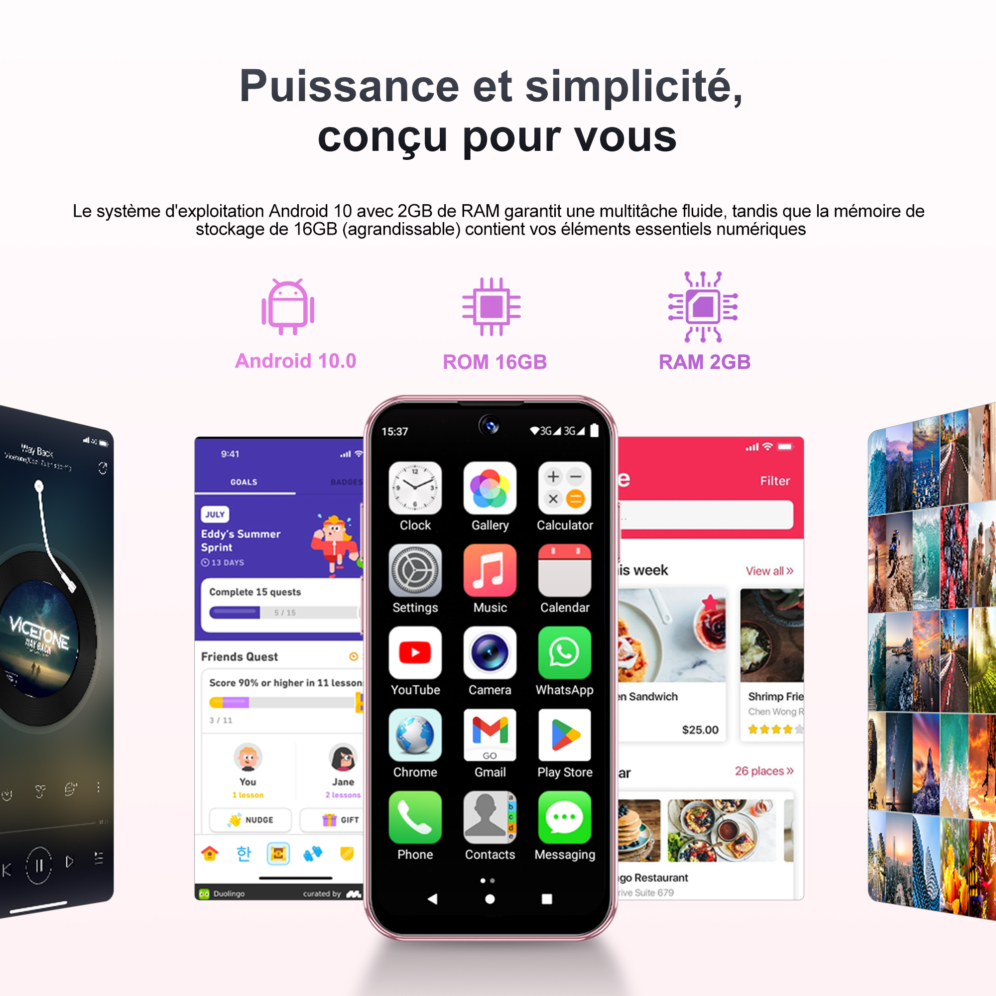 SERVO 19E Mini-Smartphone Android10 OS 3G WCDMA 2 GB + 16 GB Gesicht Freischalten abspielen Geschäft WiFi Hotspot 2 SIM bereithalten Niedliche Mobiltelefone Günstig