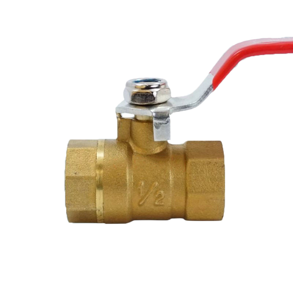 Brass ball valve 1/2'' Male Thread Ball Valve Brass Connector Joint Copper Pipe Fitting Coupler Adapter