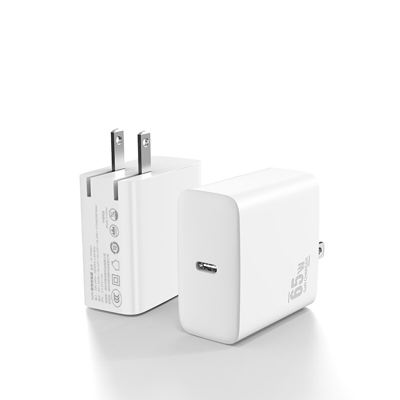 ILEPO-cargador USB Mini GaN de 65W, dispositivo de carga rápida 4,0, 3,0, PD3.0, para iPhone 13, 12, 11, 8 Pro Max, portátil, Macbook