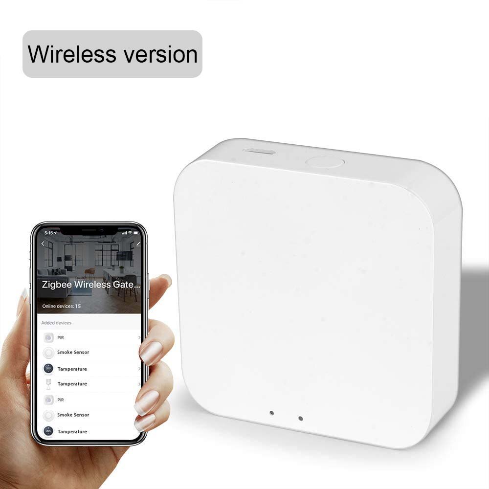 Tuya zigbee smart gateway hub smart home bridge smart life app trådløs fjernbetjening fungerer med alexa google home: Trådløs version