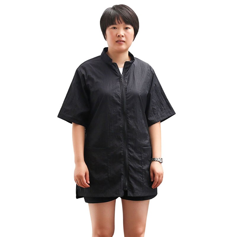 Haustier Einkaufen Uniform Anti-statische Kosmetikerin Arbeit Kleidung Schürze für Hund Katze Friseur Pflege Schürze Schönheit Kleid Kleid Kleid: Schwarz / M