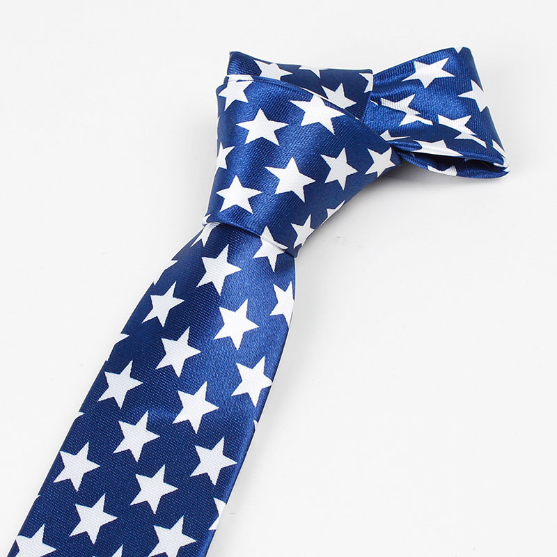 Polyester seide druck Amerikanische flagge beliebte edle business männer krawatte