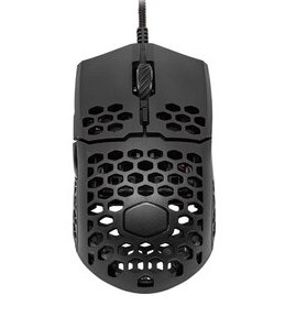 Cooler Master MM710 53G Gaming Mouse Pixart PMW 3389 16000 DPI Optical Sensor Lightweight Honeycomb Shell Weave Cable White: Bundle 1