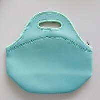 100% Neoprene thermal lunchbox lancheira bolsa de franja thermal bag bolsa termica lunch bags insulation for women ALB394D: 25 LIGHT BLUE