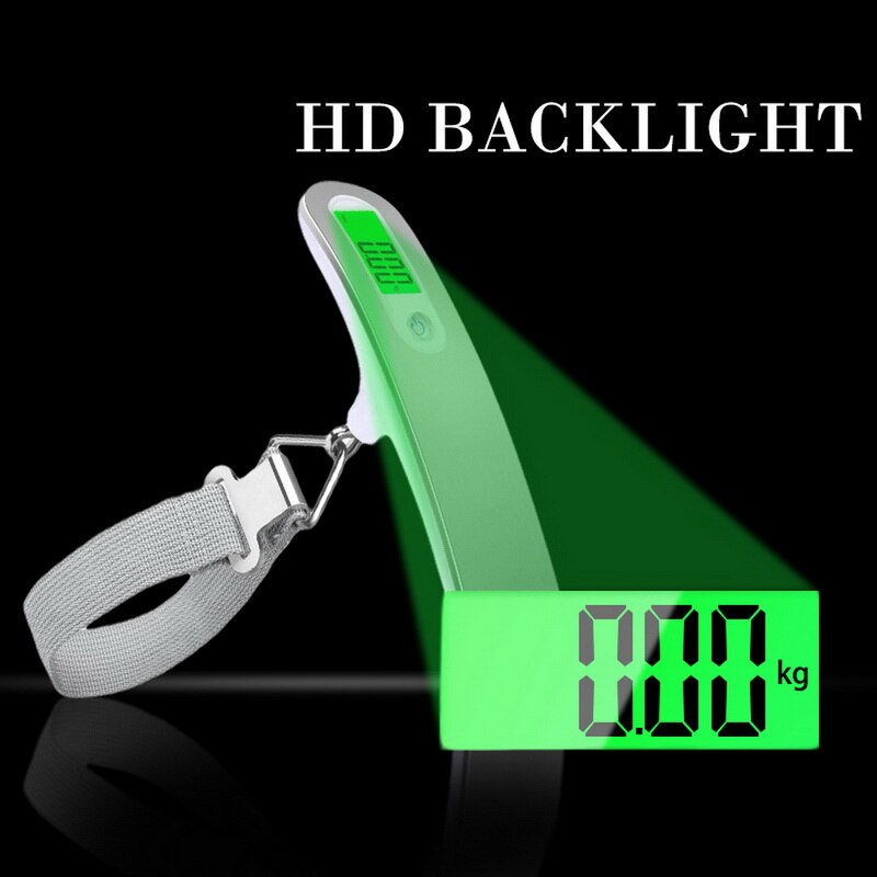 110lb/50kg Échelle de Bagages Électronique Numérique Valise Portable Échelle De Voyage Pèse Bagages Sac Suspendu Balances Poids D'équilibre LCD