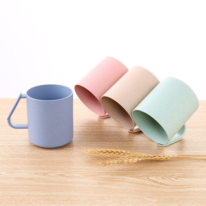 1 taza de lavado bucal de Color puro al revés, taza de cepillo de dientes doméstica saludable y respetuosa con el medio ambiente
