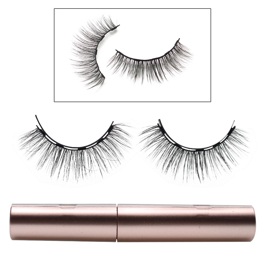 Set di ciglia magnetiche 3D impermeabile duraturo Eyeliner magnetico naturale magnete ciglia estensione trucco Kit ciglia finte: SA133