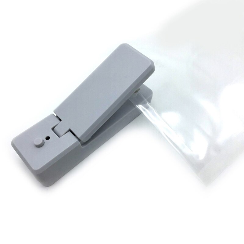 Portable USB Mini Sealing Machine Plastic Food Bag Food Saver Vacuum Heat Sealer W8ED