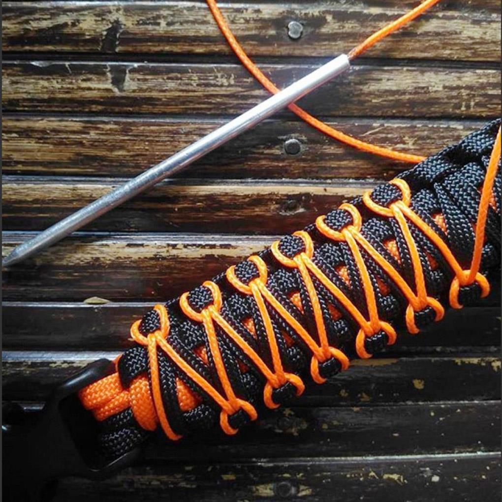 4pcs Paracord Stitching Set Stainless Steel Bracelet Leather DIY Weaving Paracord Lacing Needle Smoothing Tool