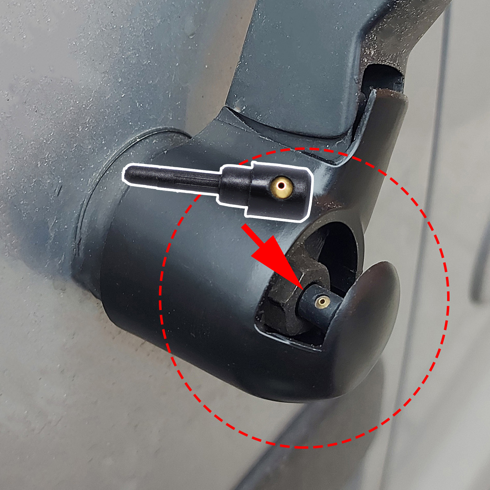 Lave-vitre arrière de voiture, buse d&#39;essuie-glace à Jet d&#39;eau pour VW Passat B5 B5.5 1997 - 2000 2001 2002 2003 2004 2005 accessoires