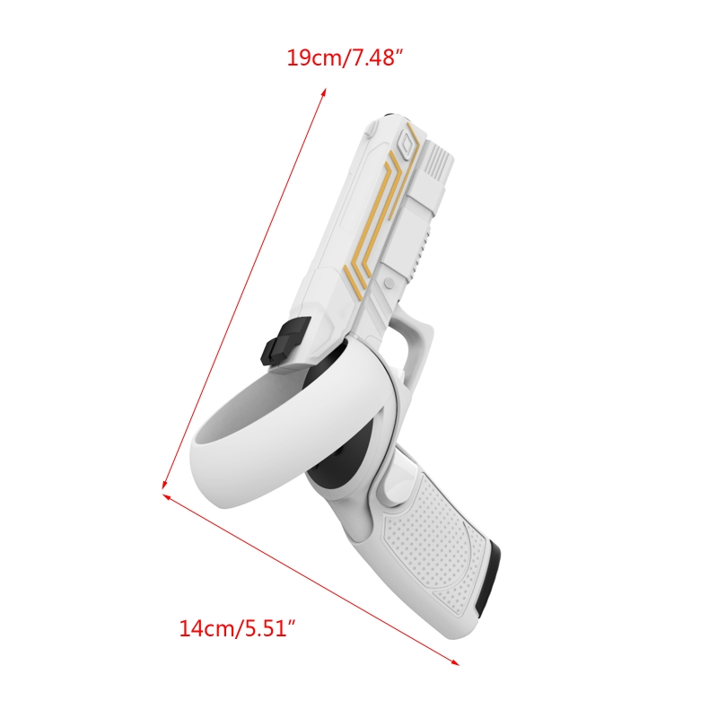 VR Games Shooting Game Shell Compatible with Oculus Quest 2 Touch Controller Accessories Enhanced VR Games Experience