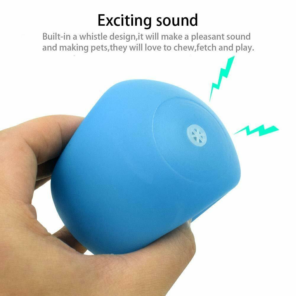 2PCS Funny Pet Dog Ball Teeth Chew Toys Dogs Puppy Toys Squeaking Pet Supplies Cat Play Popular Toys for Small Large Dogs Cats