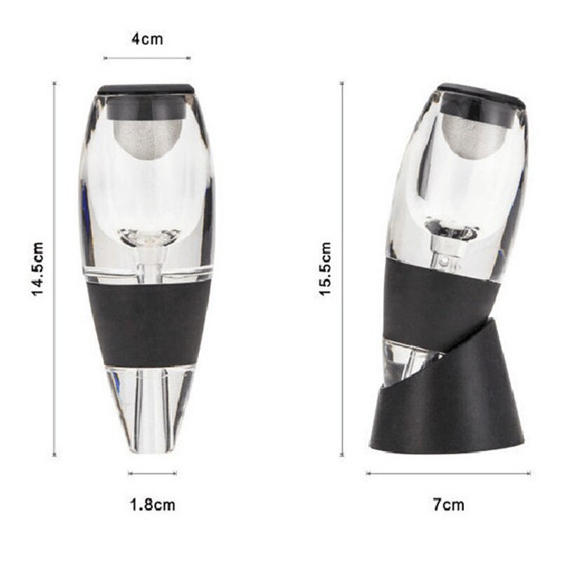 Red Wine Aerator Mini Filter Magic Decanter Essential Wine Quick Aerator Wine Hopper Filter bar Essential Equipment Set