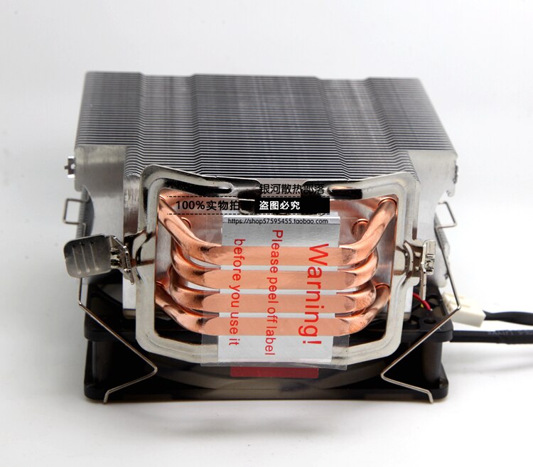 Avc 4 Koperen Buis Radiator, 12Cm Fan, Ondersteunende 775 1151 1156 1155 1150 Amd Platform