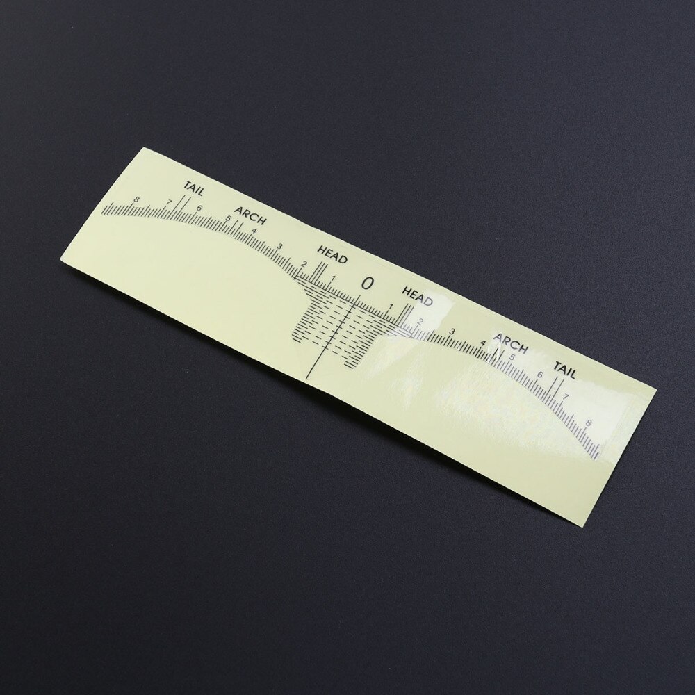 100 PCS Disposable Eyebrow Ruler Stickers Permanent Makeup Adhesive Eyebrow Microblading Ruler Guide Eyebrow Shaping Tools