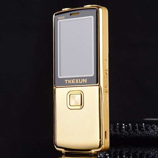 MAFAM Unlock Flip Metal Mobile Phone One Key Dual Torch FM Bluetooth SOS Speed Dial Old Man Senior Cell Phone Dual Torch P094: Standard / Gold